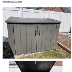Lifetime Storage Shed 