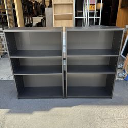 Black 3 Tier Bookshelf Very Good Condition $25 each 