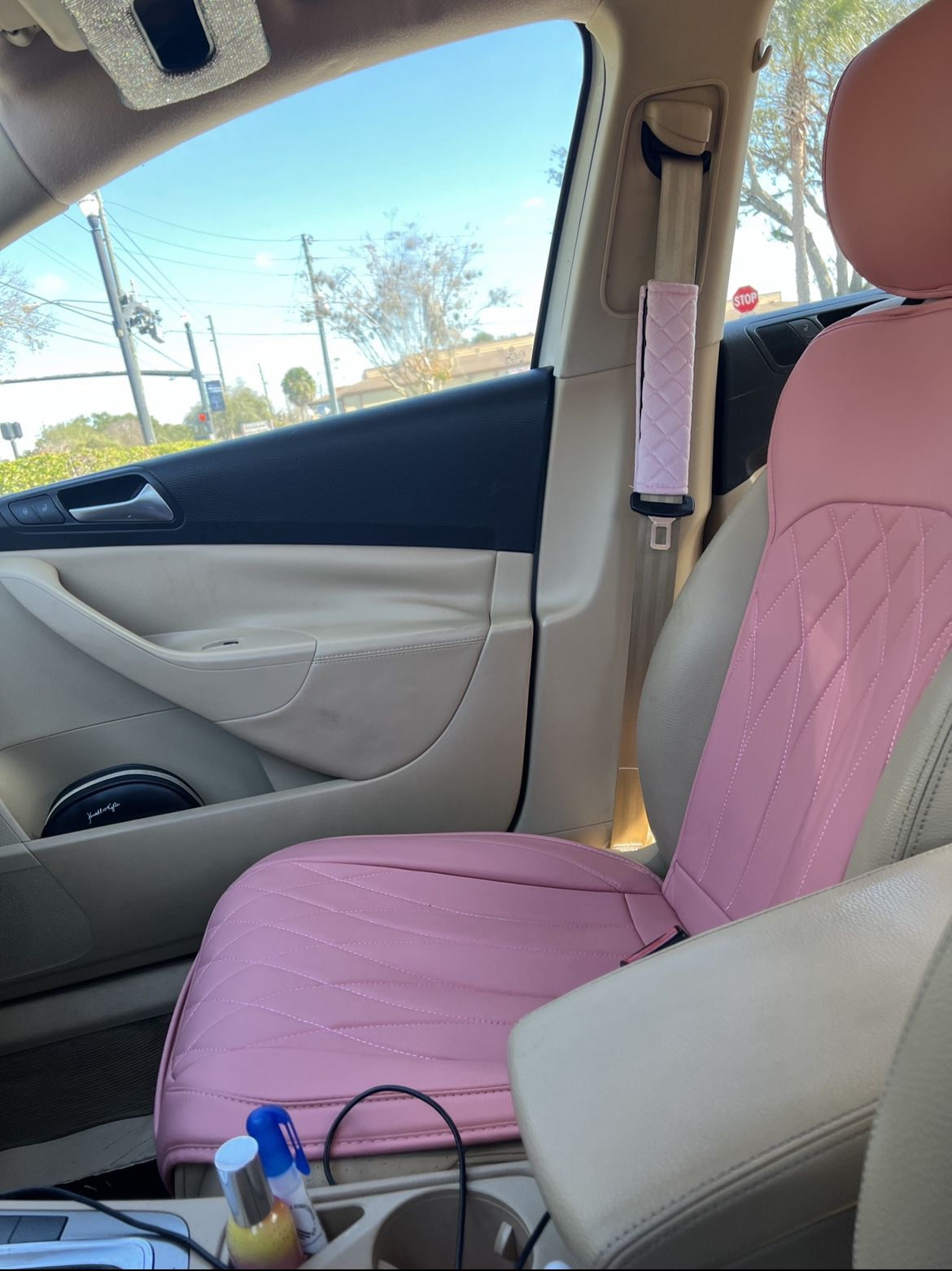 Seat covers pink