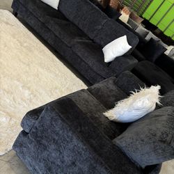 Built And Never Used 2pc Small Sofa Couch Set (DELIVERY AVAILABLE)