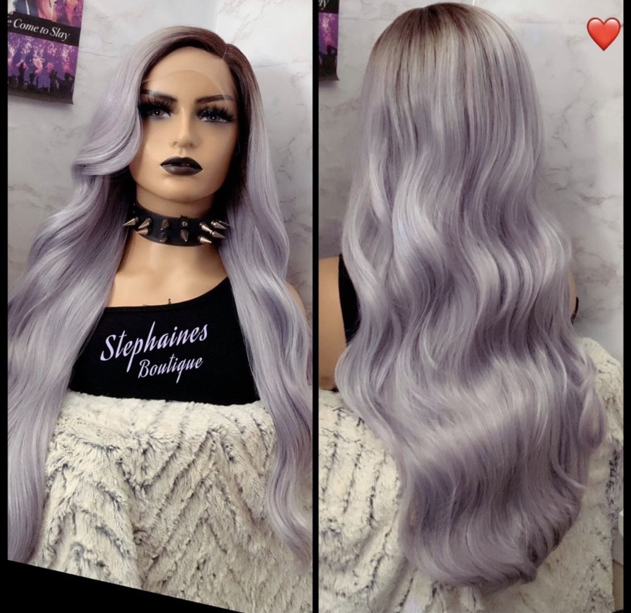 Human Hair Blended Lace Front Wig