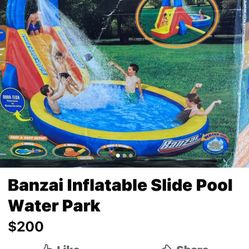 Inflatable Water Slide Pool Park