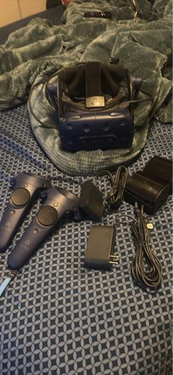 HTC Vive Pro VR Headset with Controllers