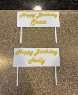 Custom Cake Plaque
