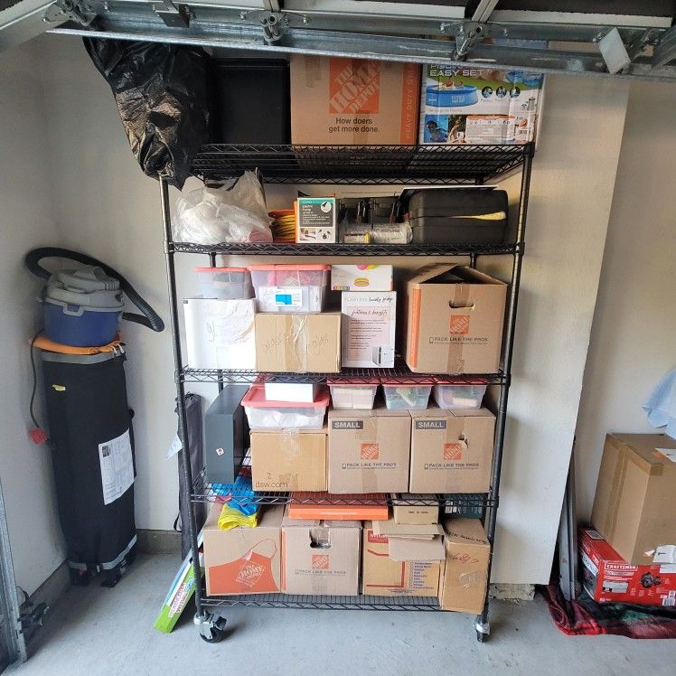 5- Shelf Metal Storage Rack