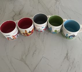 City Souvenir Cups – Popular U.S. Cities Bundle (5 pcs)
