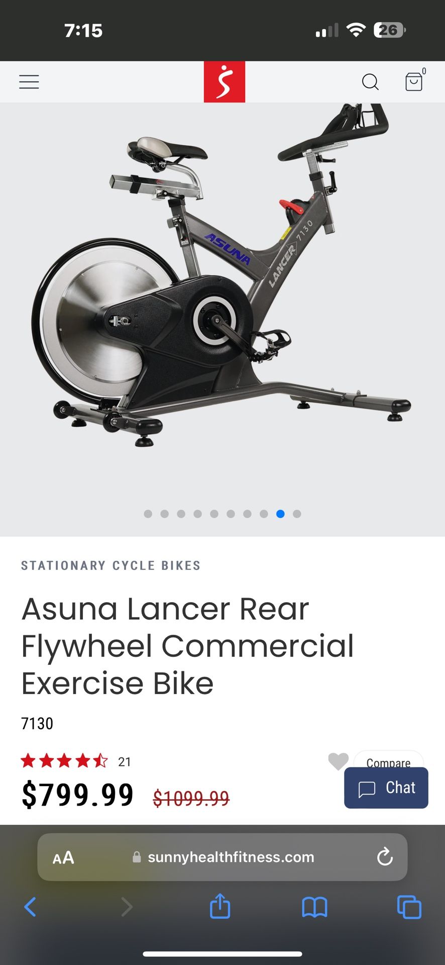 Asuna Lancer Commercial Exercise bike for Sale in Hesperia CA OfferUp