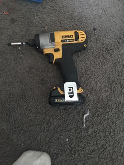 Dewalt 12v cordless impact