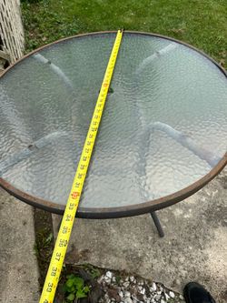 Glass table