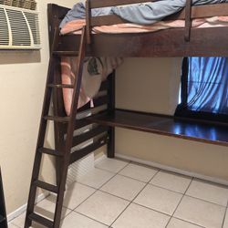 Heavy Loft Bed With Desk