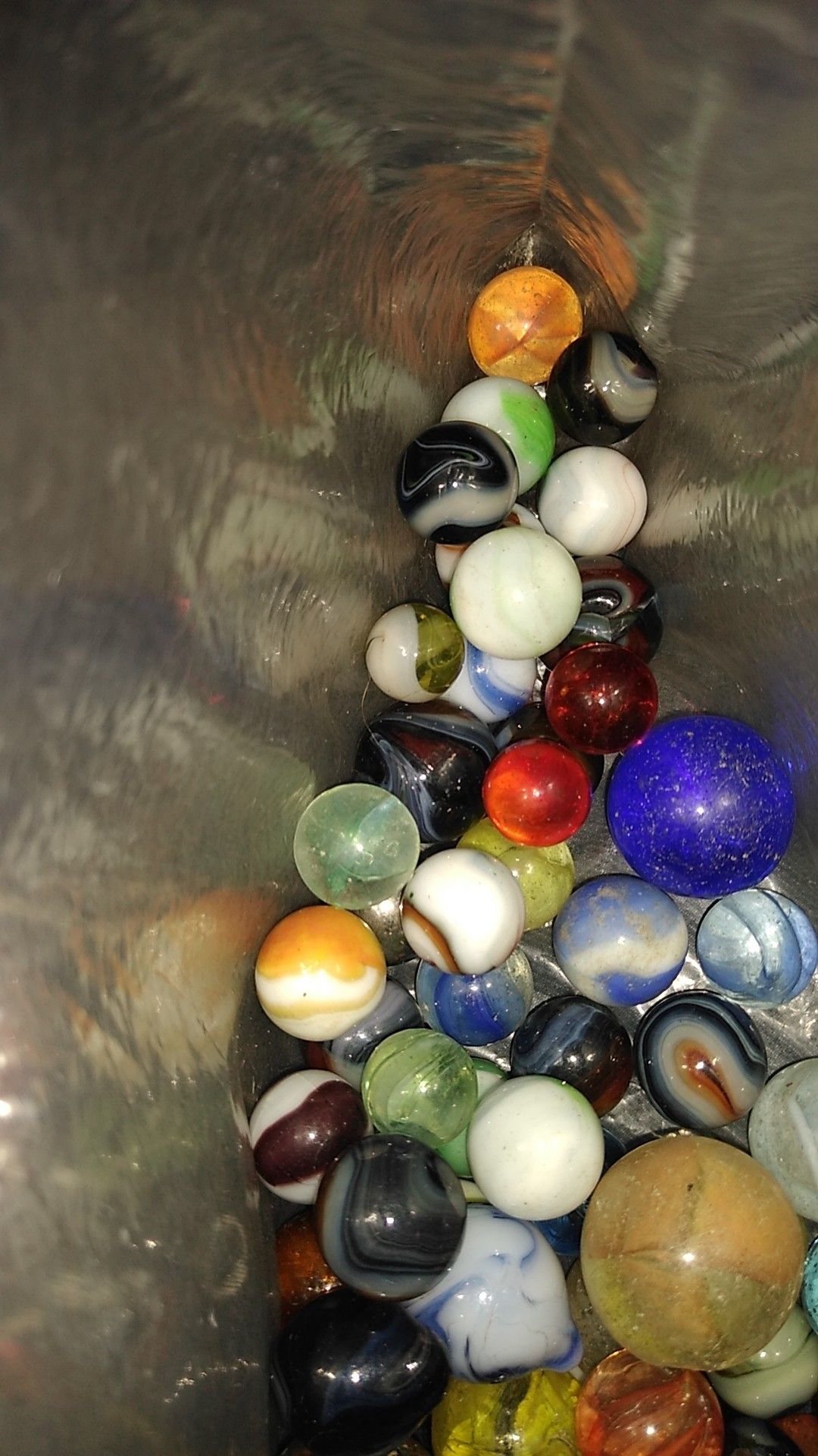 Mixture of old marbles