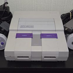 Super Nintendo Snes System Complete 