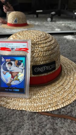PSA 9 2026 DODGER LUFFY CARD + HAT