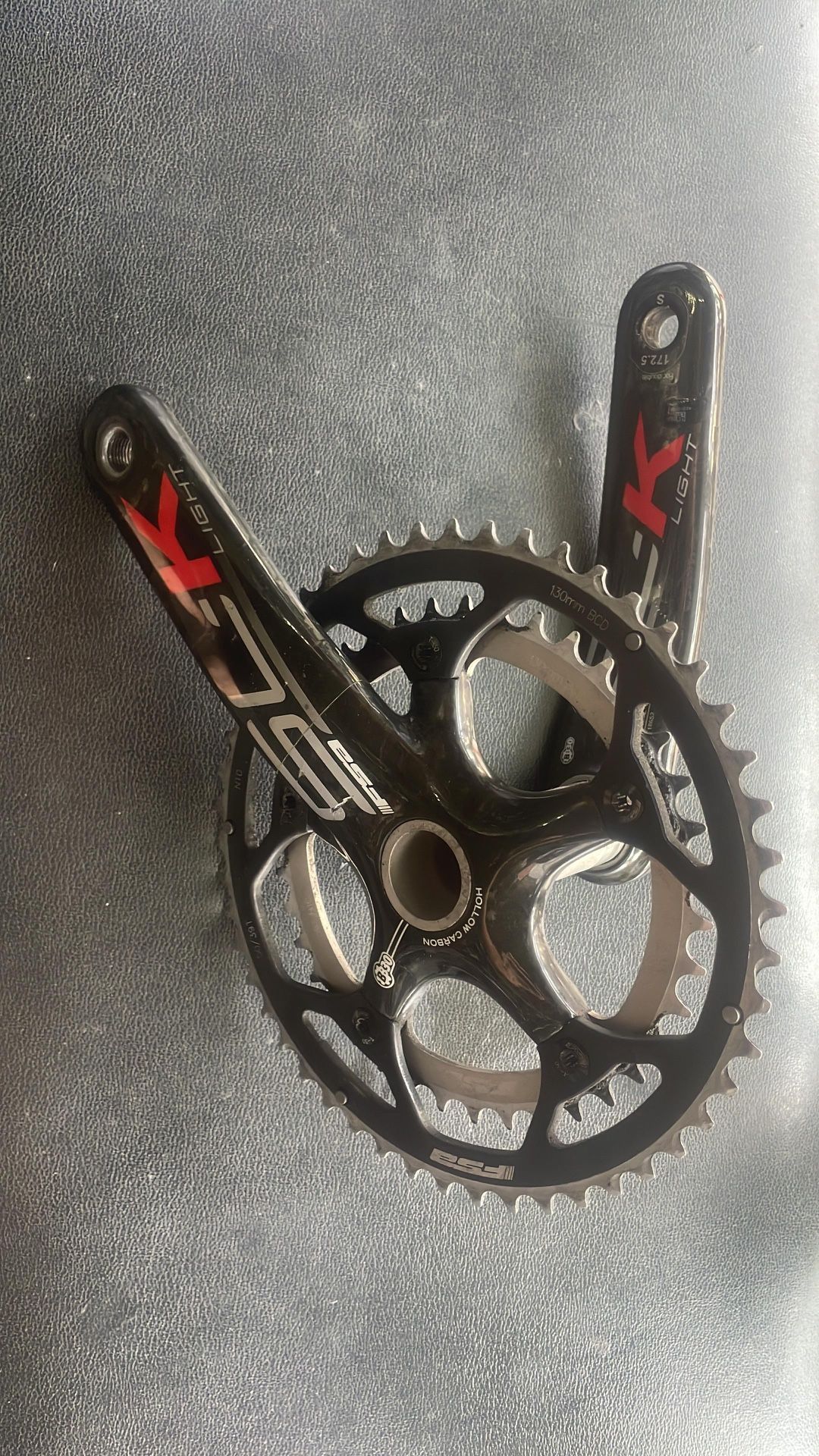 FSA SL-K Light Carbon 50/39t 10s Crankset 172.5 mm