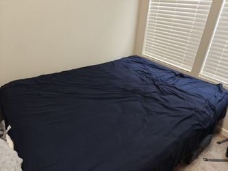 Queen bed with frame