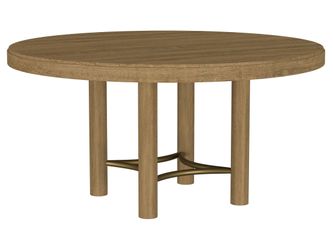 Arini Sand Wash 60-inch Round Wood Dining Room Table