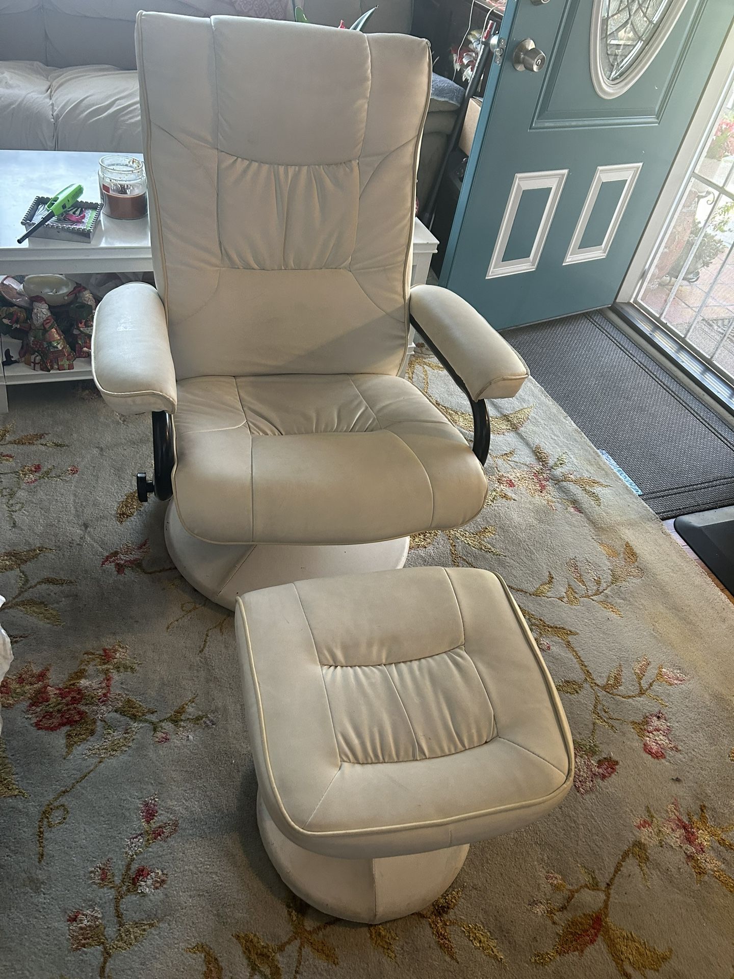 Recliner Chair Leather Faux Set