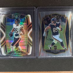 Cole Kmet Rookie Football Cards