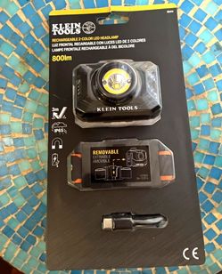 Klein Tools Rechargeable 2-Color LED Headlamp 800lm