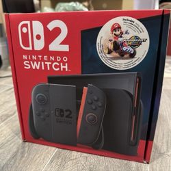 Nintendo Switch 2 + Mario Kart World Bundle Video Game Console Brand New 