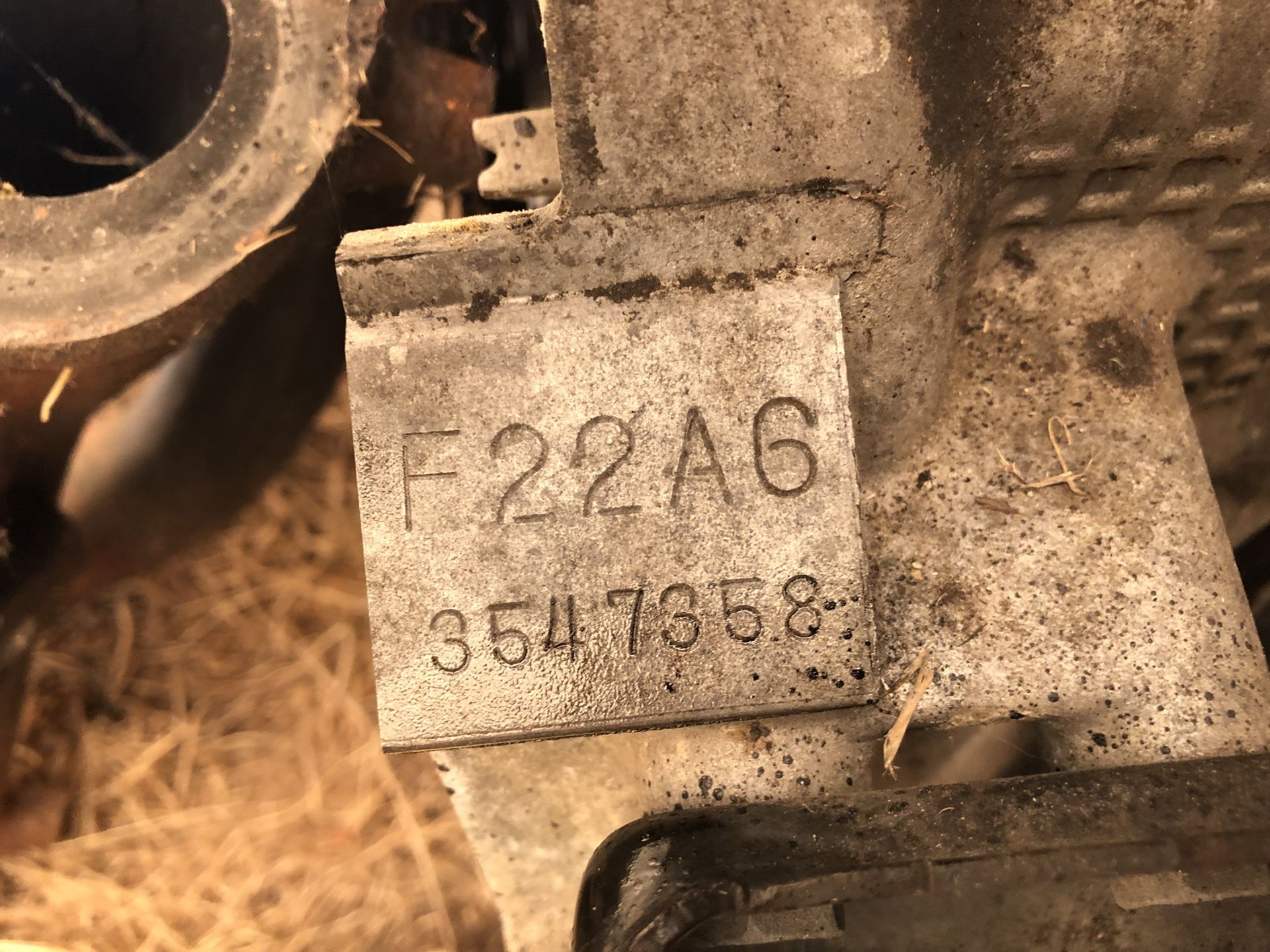 90-93 Honda Accord engine F22a6