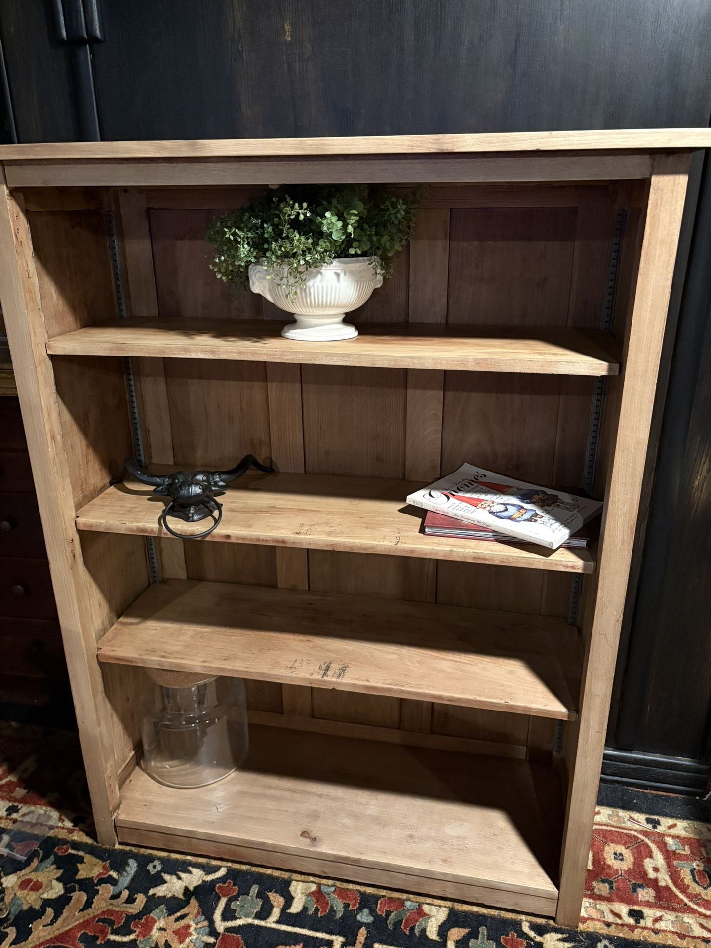 Solid Wood Antique Bookshelf 