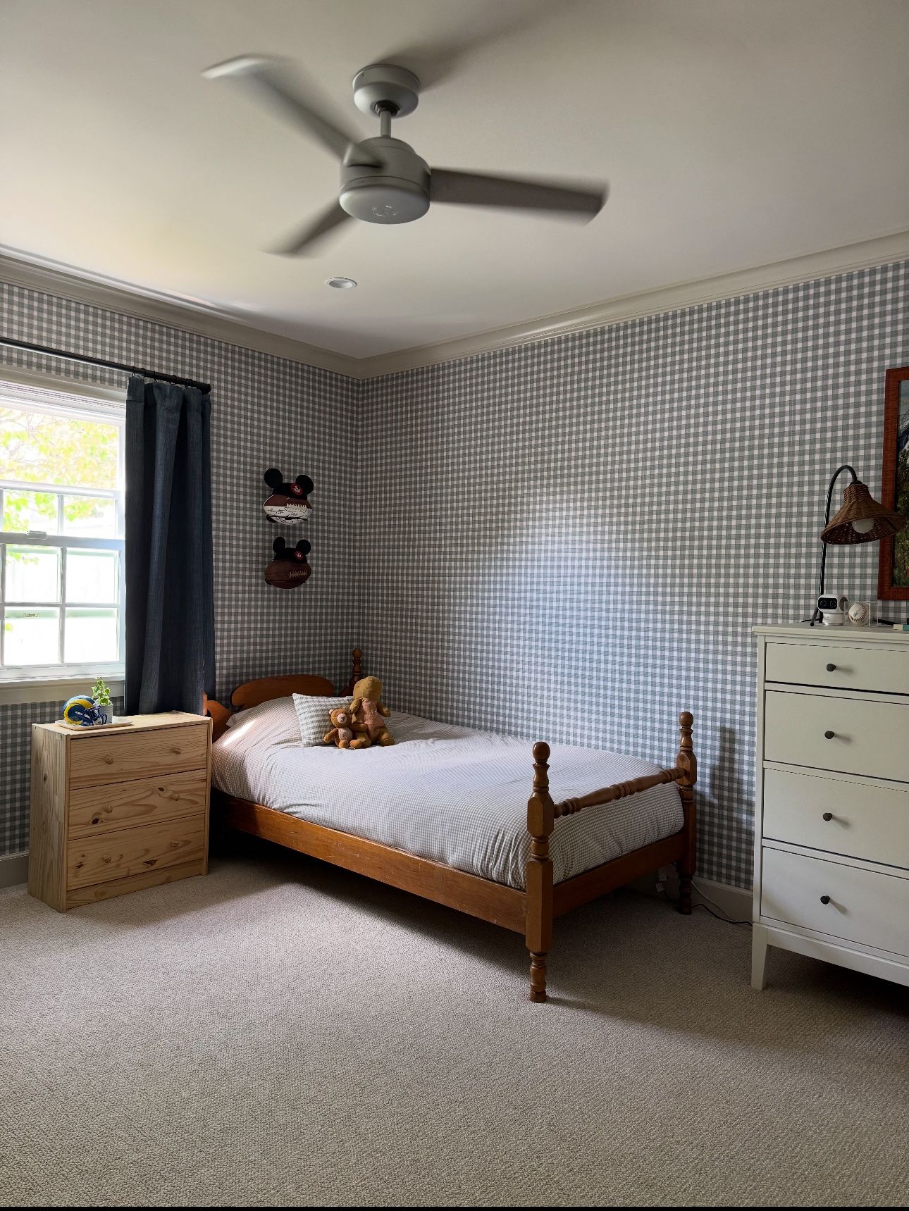 Vintage Wooden Twin Size Bed