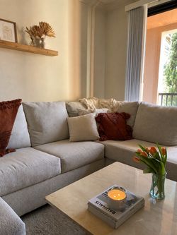 2 Piece Off White Sectional