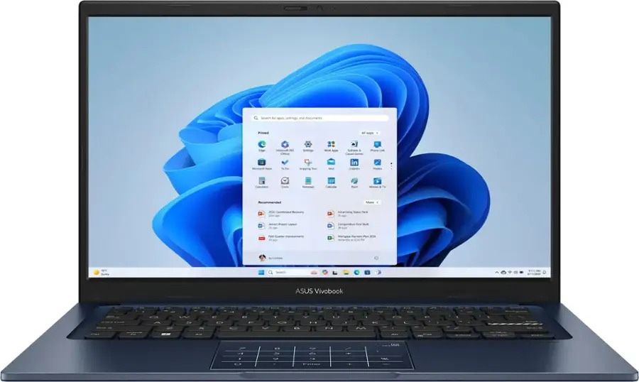 ASUS - Vivobook 14 14" FHD Laptop - Intel Core i3 - 8GB Memory - 128GB SSD - Quiet Blue