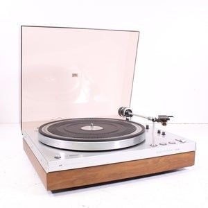 Philips GA 312 Belt-Drive Turntable Touch-Sensor Controls Wood Base (1976)