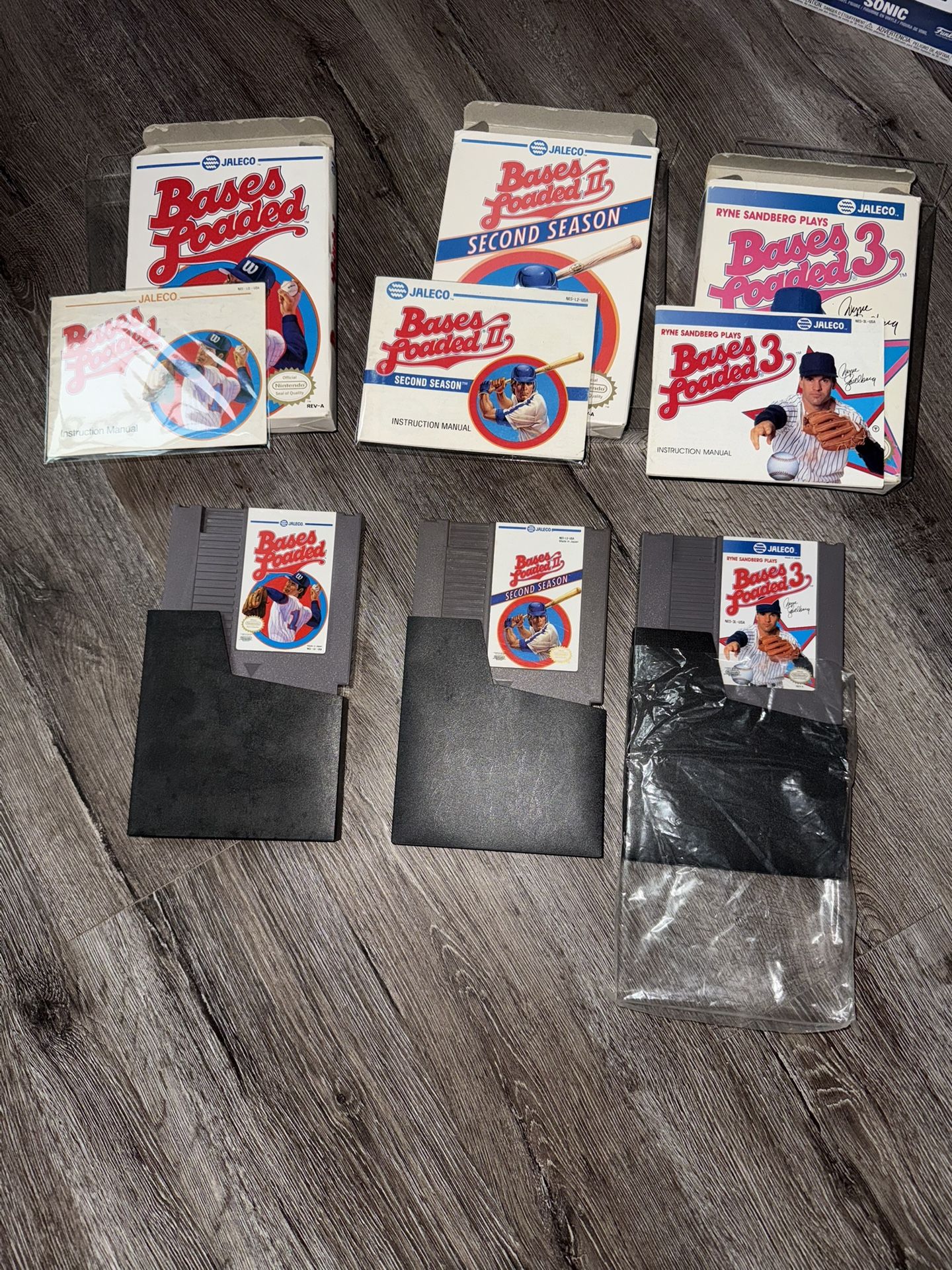 Bases Loaded 1, Bases Loaded 2 & 3, Nintendo NES