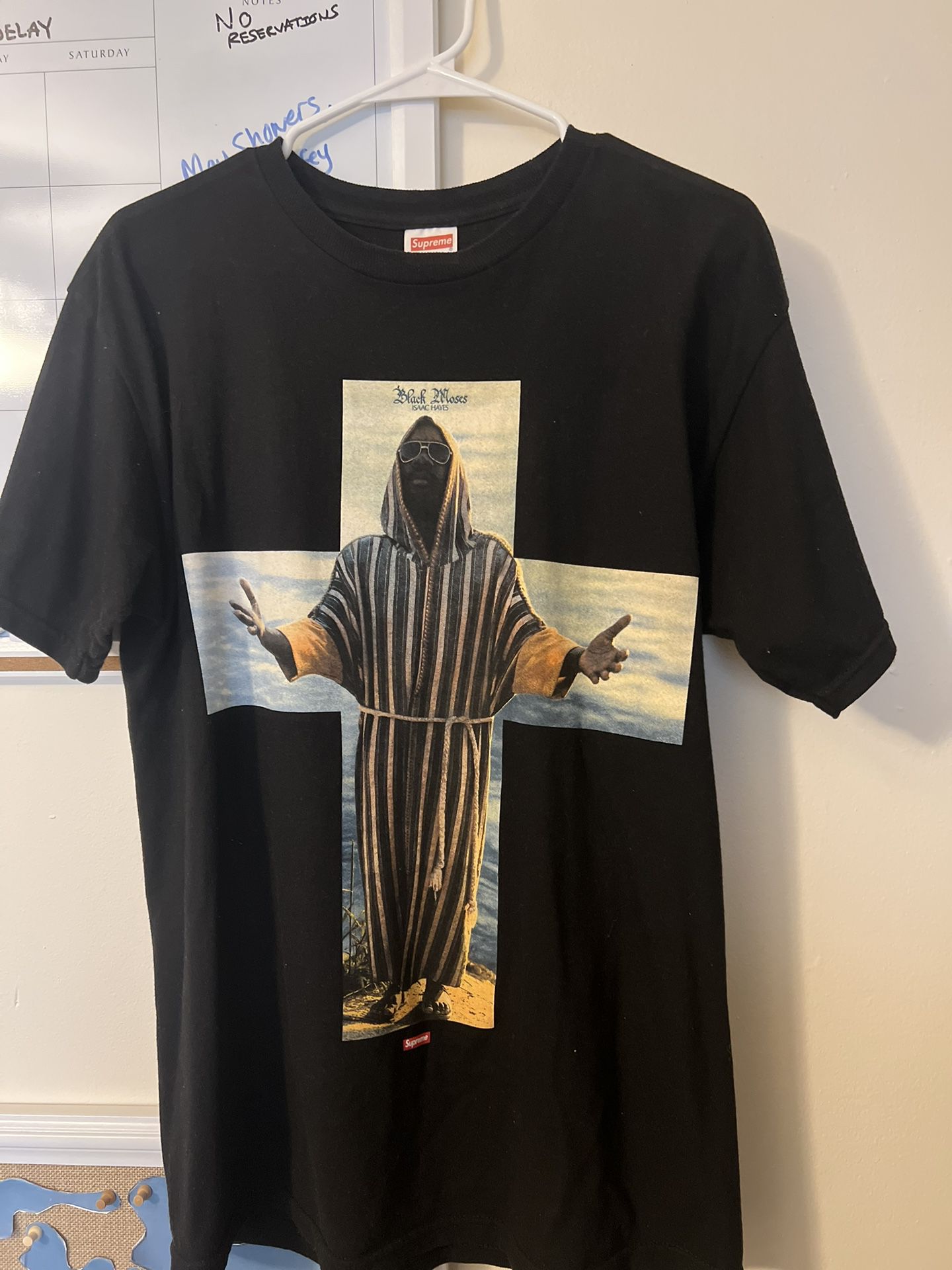 Supreme Black Moses T Shirt Size Medium