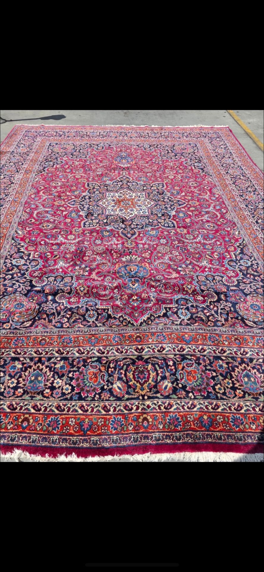 Liquidation Sale Antique Persian Rug 10 Ft 5 Inches X 13 Ft 4 Inches Only 1450 Hand Made Wool Number 131