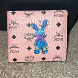 Brand New MCM Pink Cognac Bunny wallet 