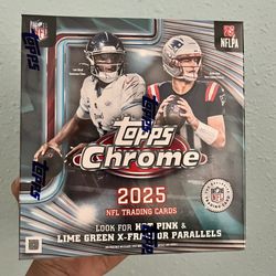 2025 NFL Topps Chrome Mega Box