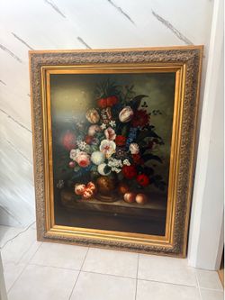 Cuadro pintado a mano, para sala oh comedor  de 5pies por 4