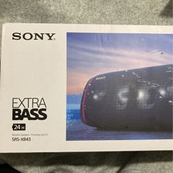 Sony Extra Bass 24 Hour Wireless Bluetooth Speaker