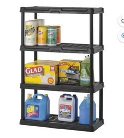 Black Plastic Shelving