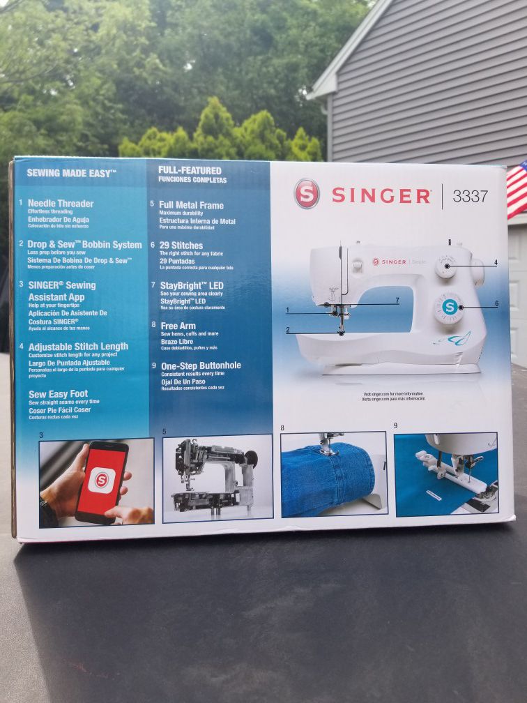 Singer 3337 29 stitch sewing machine brand new