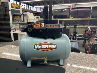 McGraw 3-gallon oil free portable air compressor