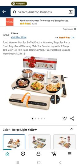 Electric Food Warmer Mat