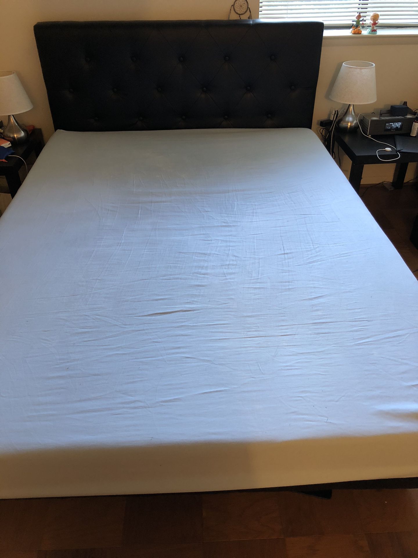Selling Queen Size bed frame and mattress in good condition!
