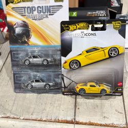 Hot Wheels Porsche Carrera GT & 71 Porsche 911