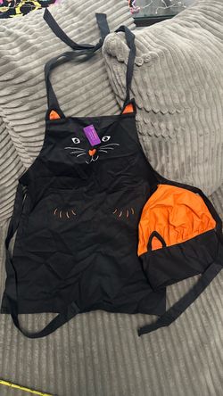 Kids Cat Apron and Hat