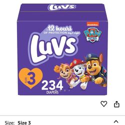 Luvs Pampers Size 3 “Paw Patrol”