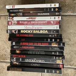 16 Lot DVD Movies 8 Brand New And Sealed 8 Excellent Condition 