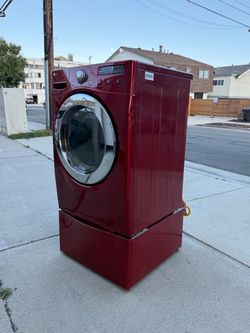LG Front Load Washer with Pedestal
