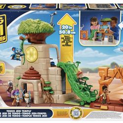 Star Wars: Young Jedi Adventures Tenoo Jedi Temple, 20-Inch-Tall Playset with Lights & Sounds, 2 Action Figures, Preschool Toys for 3 Year Old Boys & 