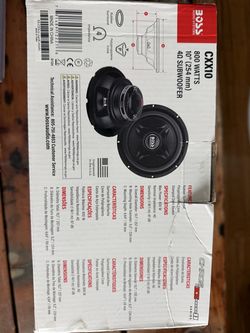 BOSS Audio System 10" Car Subwoofer - 800 Watts Max, Single 4 Ohm Hook Up to Amp
