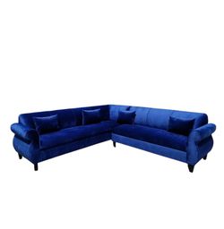 BRAND NEW 9x9ft SECTIONAL COUCHES  VELVET FABRIC CUSTOM MADE AVAILABLE
